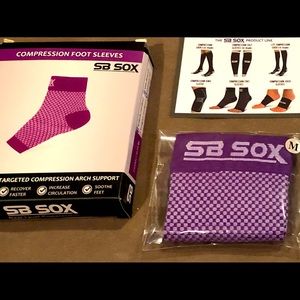 SB SOX Women’s Compression Foot Sleeves - NWT